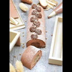 SCRAPCOOKING Moule Bûche Silicone 25 cm* Moules À Gâteaux