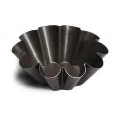 GOBEL Moule Brioche 10 Côtes 7,5 cm x H 3 cm Anti-adhésif* Moule Anti-adhésif