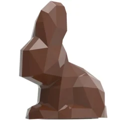 CHOCOLATE WORLD Moule Chocolat Aimanté Lapin Origami 17,5 cm* Moules À Chocolat
