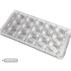 CHOCOLATE WORLD Moule Chocolat Aimanté Rond 3,2 cm (x15)* Moules À Chocolat