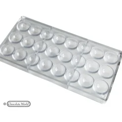 CHOCOLATE WORLD Moule Chocolat Ballon de Foot Ø 3 cm x H 1,5 cm (x24)* Moules À Chocolat
