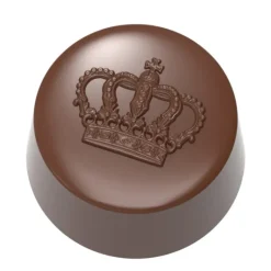 CHOCOLATE WORLD Moule Chocolat Bonbon Couronne Ø3 cm (x21)* Moules À Chocolat