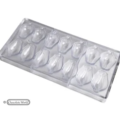 CHOCOLATE WORLD Moule Chocolat Bouton de Rose 14 Cavités* Moules À Chocolat
