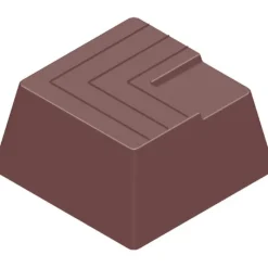 CHOCOLATE WORLD Moule Chocolat Carré Strié (x21)* Moules À Chocolat