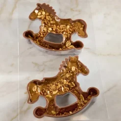 PAVONI Moule Chocolat Cheval à Bascule 17,5 x 5,5 cm x H 15,5 cm (x2)* Moules À Chocolat