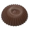 CHOCOLATE WORLD Moule Chocolat Demi Sphère Plissée Evasée 46,5 mm (x10)* Moules À Chocolat