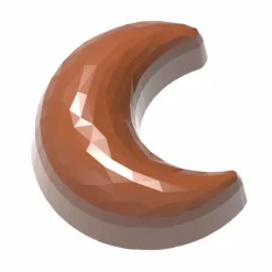 CHOCOLATE WORLD Moule Chocolat Demie-Lune à Facettes 3,5 x 3,1 cm (x21)* Moules À Chocolat