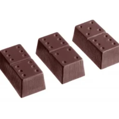 CHOCOLATE WORLD Moule Chocolat Domino 41 x 21 mm (x24)* Moules À Chocolat