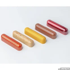 CHOCOLATE WORLD Moule Chocolat Eclair Snack Bar 7,8 x 1,9 cm (x12)* Moules À Chocolat