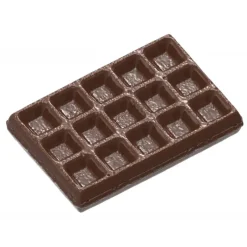 CHOCOLATE WORLD Moule Chocolat Gaufre de Bruxelles 55 mm (x10)* Moules À Chocolat