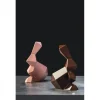 PAVONI Moule Chocolat Lapin Origami 14,5 x 9,5 cm x H 18 cm (x2)* Moules À Chocolat