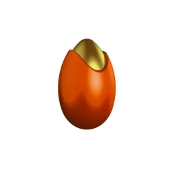 POP CHOCOLAT Moule Chocolat Oeuf Bicolore 6.9 cm (x4)* Moules À Chocolat