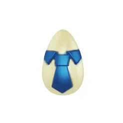 POP CHOCOLAT Moule Chocolat Oeuf Cravate 9.2 cm (x2)* Moules À Chocolat