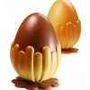 PAVONI Moule Chocolat Oeuf Fleur Ø 15 x H 20 cm (x2)* Moules À Chocolat