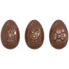 CHOCOLATE WORLD Moule Chocolat Oeuf Motifs Pâques 6,2 cm (x12)* Moules À Chocolat