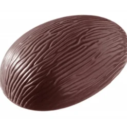 CHOCOLATE WORLD Moule Chocolat Oeuf Rayé 87 mm (x6)* Moules À Chocolat