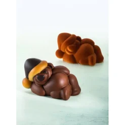 PAVONI Moule Chocolat Ourson Teddy 18,5 x 11 cm x H 10,6 cm (x2)* Moules À Chocolat