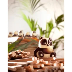 CHOCOLATE WORLD Moule Chocolat Panda 3,6 cm (x18) Chocolat World* Moules À Chocolat