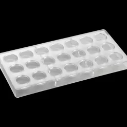 PAVONI Moule Chocolat Polycarbonate Praline Carrée 2,6 x 2,6 x H 1,4 cm (x28)* Moules À Chocolat