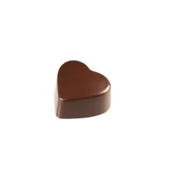 PAVONI Moule Chocolat Polycarbonate Praline Cœur 2,5 x 2,8 x H 1,6 cm (x24)* Moules À Chocolat