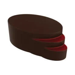 POP CHOCOLAT Moule Chocolat Praline Ellipse Escalier (x24)* Moules À Chocolat