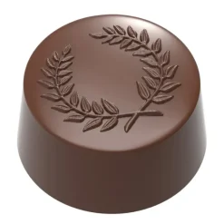 CHOCOLATE WORLD Moule Chocolat Praline Ronde Laurier 31 mm (x21)* Moules À Chocolat