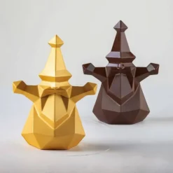 PAVONI Moule Chocolat Santa Hug 15,2 x 11,5 x H 20 cm (x2)* Moules À Chocolat
