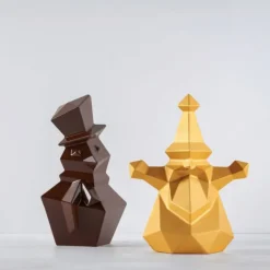 PAVONI Moule Chocolat Santa Hug 15,2 x 11,5 x H 20 cm (x2)* Moules À Chocolat