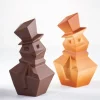 PAVONI Moule Chocolat Snowman 12,5 x 12,1 x H 20 cm (x2)* Moules À Chocolat