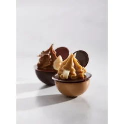 CHOCOLATE WORLD Moule Chocolat Sphère Aplatie 3 cm (x24)* Moules À Chocolat