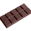 CHOCOLATE WORLD Moule Chocolat Tablette 10 Carrés Striés (x5)* Moules À Chocolat
