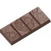 CHOCOLATE WORLD Moule Chocolat Tablette Football 11,4 x 5 cm x H 0,95 cm (x4)* Moules À Chocolat
