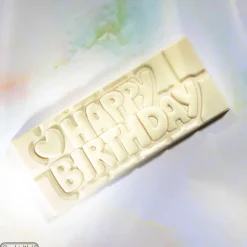 CHOCOLATE WORLD Moule Chocolat Tablette Happy Birthday (x4)* Moules À Chocolat