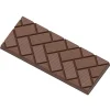 CHOCOLATE WORLD Moule Chocolat Tablette Rectangles Obliques (x4)* Moules À Chocolat