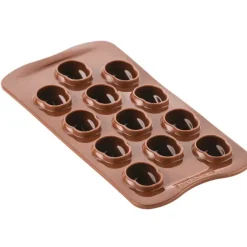 SILIKOMART Moule Chocolat Tête de Mort Halloween 12 Empreintes* Moule Silicone