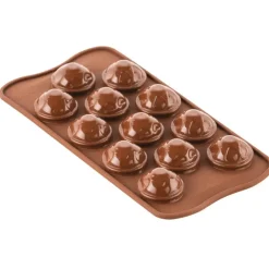 SILIKOMART Moule Chocolat Tête de Mort Halloween 12 Empreintes* Moule Silicone