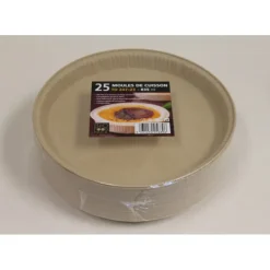 CUISINEADDICT Moule de cuisson papier 247 mm - 835 ml Bio Food Pack* Moules À Gâteaux|Moules En Papier