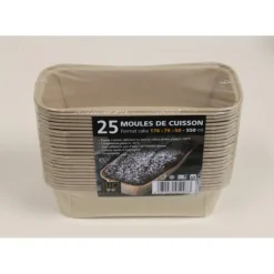 CUISINEADDICT Moule de cuisson papier cake 176 mm - 550 ml Bio Food Pack* Moules En Papier