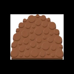 CUISINEADDICT Moule Embout de Bûche 9010 Bulle 8,8 x 7,5 cm (x6)* Moules À Chocolat