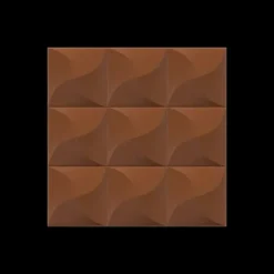 CUISINEADDICT Moule Embout de Bûche Carré 9017 Ondulé 8 cm (x6)* Moules À Chocolat