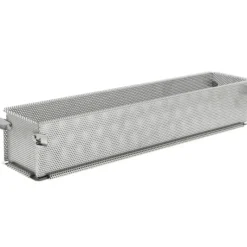 DE BUYER Moule Pâté en Croûte Inox Perforé Pliable 48 x 9 cm x H 8,5 cm* Moules À Gâteaux