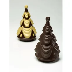 PAVONI Moule Sapin Drapé Ø 12 x 20 cm (x2)* Moules À Chocolat