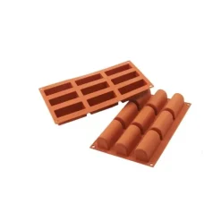SILIKOMART Moule Silicone 9 Bûchettes 83ml* Moule Silicone