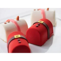 SILIKOMART Moule Silicone 8 Bûchettes 7,5 cm x 5 cm Professional* Moule Silicone|Moules À Gâteaux