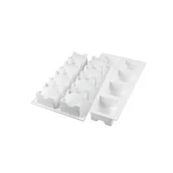 SILIKOMART Moule Silicone 8 Carré Sphère 110ml Professional* Moule Silicone