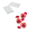 SILIKOMART Moule Silicone 15 Coeurs Bombés 4,5 x 4,4 cm 30ml Professional* Moule Silicone