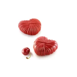 SILIKOMART Moule Silicone 6 Coeurs Lovely 8,2 x 7,7 cm x H 3,1 cm Professional* Moule Silicone|Moules À Gâteaux