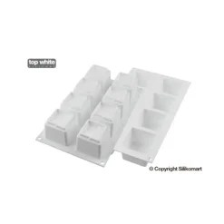 SILIKOMART Moule Silicone 8 Cubes Kuadro 6 x 6 cm 150ml Professional* Moule Silicone