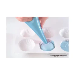 SILIKOMART Moule Silicone 6 Demi Sphères Vrillées Ø 75 mm Professional* Moule Silicone