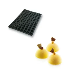 SILIKOMART Moule Silicone 96 Demi-sphères Ø3,5 x 1,75 cm 11ml Professional* Moule Silicone